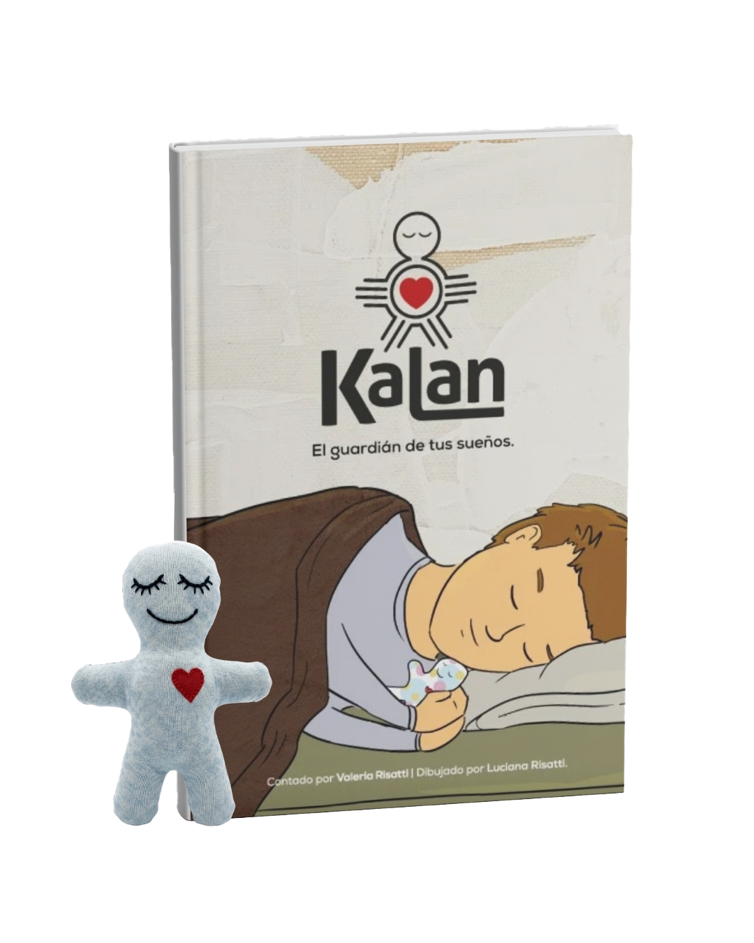 Libro Kalan el guardián de tus sueños con muñeco protector